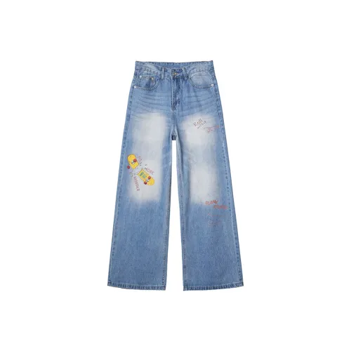 FOREST LIBRARY Унисекс Джинсы