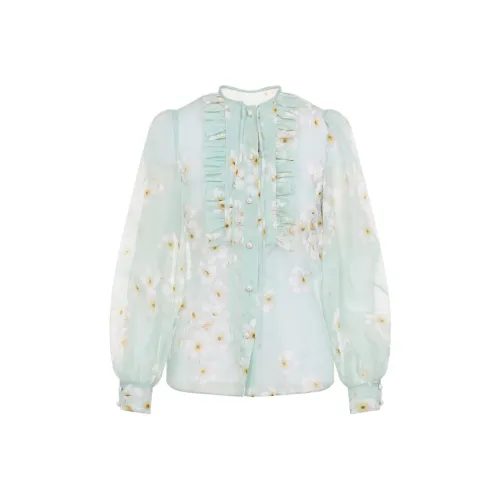 Valentino Рубашка Женская Светло-Зеленая