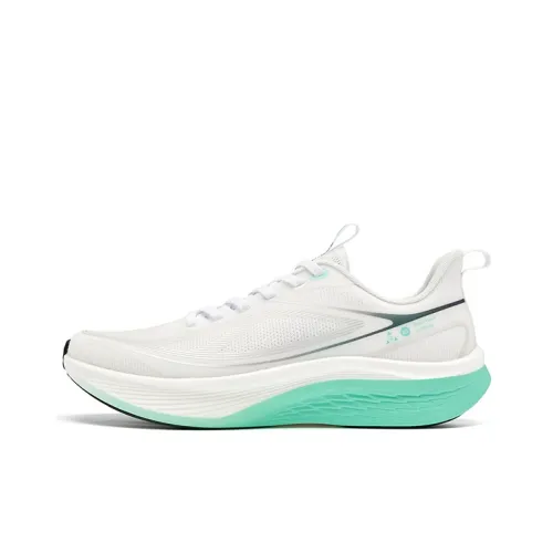 QIAODAN Light Speed 5,0 Амортизация Дышащий Низкий Топ Повседневные Беговые Кроссовки Мужские Белый Зеленый
