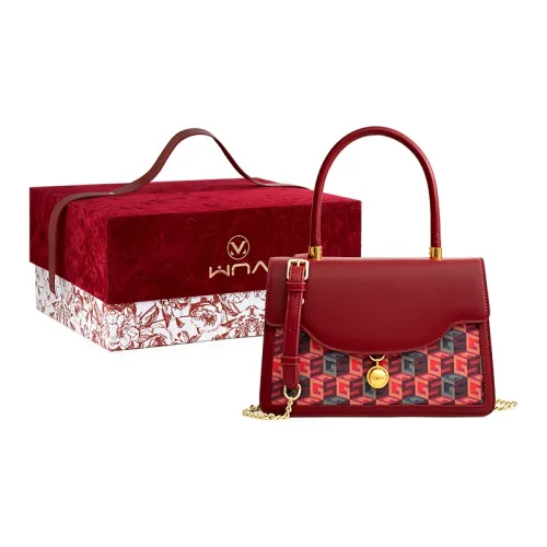 Vigno Сумка из синтетической кожи одно плечо через плечо стандартная женская красная