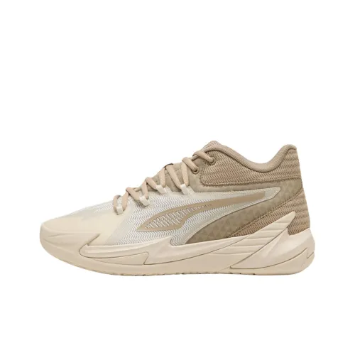 PUMA Dagger Abrasion Resistant MID Баскетбольные кроссовки Топ Унисекс Бежевый Коричневый