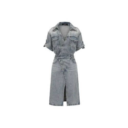 GIMING Короткий рукав Платье Женское