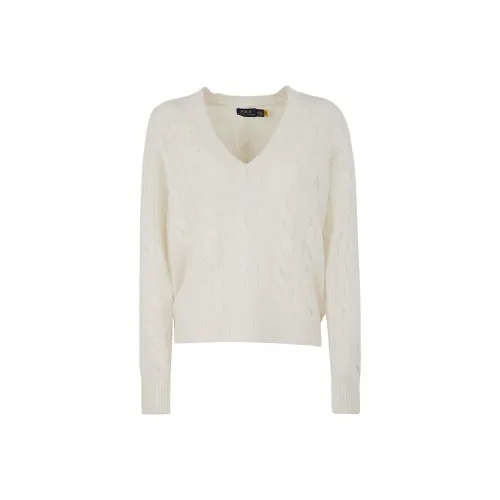 Polo Ralph Lauren FW22 Кашемир Свитер Женская Белая