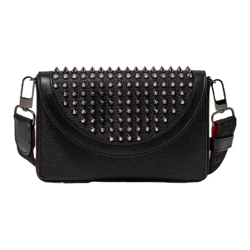 CL Funky Телячья кожа Сумка через плечо Сумка на плечо Мужская Черная