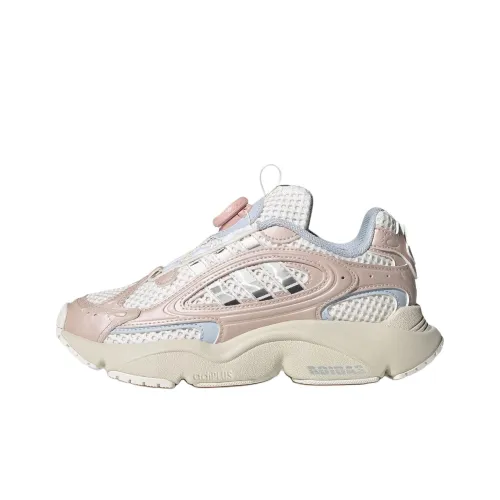 Adidas Originals Ozmillen Устойчивый к истиранию Низкий Топ КIDS Лайфстайл Обувь Розовый Белый Подростки