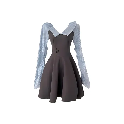 AFGGD Длинное платье с длинными рукавами женское