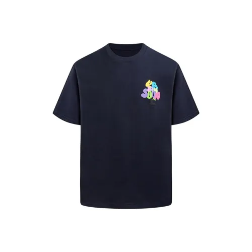 KHIAN SOON Темно-синие Женские футболки