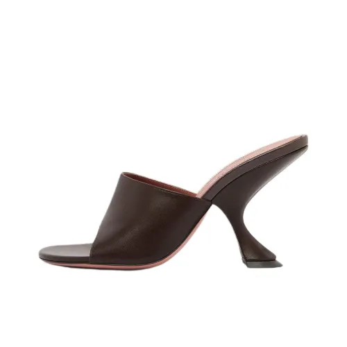 AMINA MUADDI Тихий Слипоны 9 см Женские Коричневый