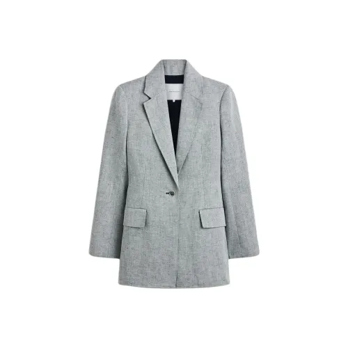 SCANLAN THEODORE Linen Tailored Jacket Business Suit Women's SCANLAN THEODORE Льняная ткань Деликатно уложенная Куртка Бизнес Костюм Женские