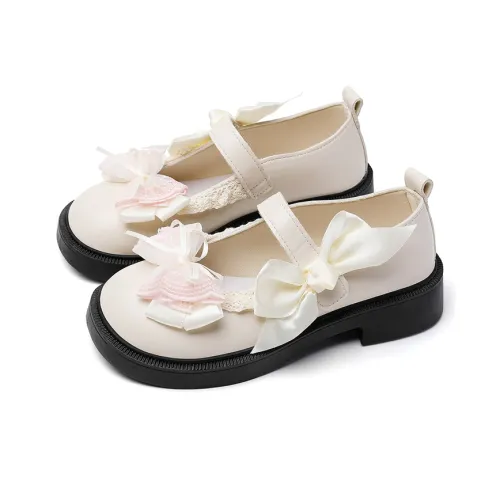 OLDDESIRE Грубый каблук Туфли Мэри Джейн Женские Бежевые