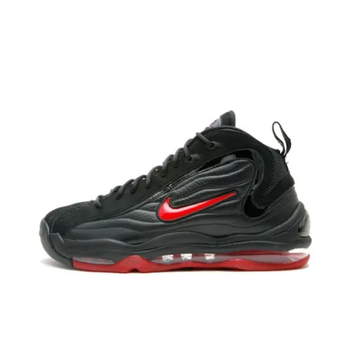 Nike Air Total Max Uptempo Abrasion Resistant MID Топ Повседневный Беговые кроссовки Унисекс Черный