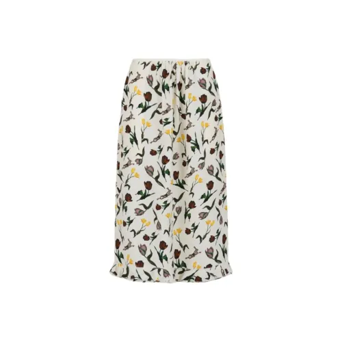 MARNI Многоцветные Женские Повседневные Длинные Юбки
