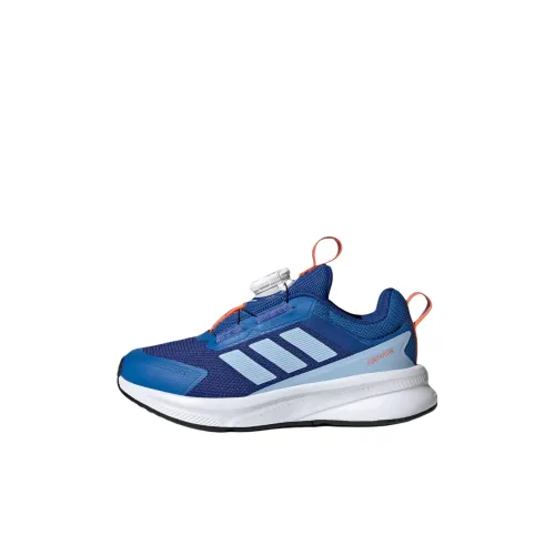 Adidas FORTARUN 4,0 Детская беговая обувь Низкий топ Королевский синий/Ярко-синий/Авиационный синий Kids