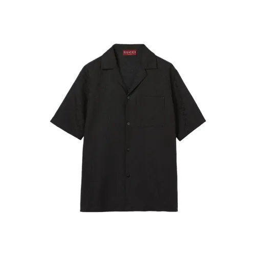 GUCCI Мужские черные рубашки