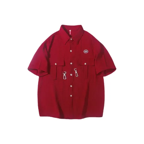 YOUSEKOO Бургундский Унисекс Рубашки