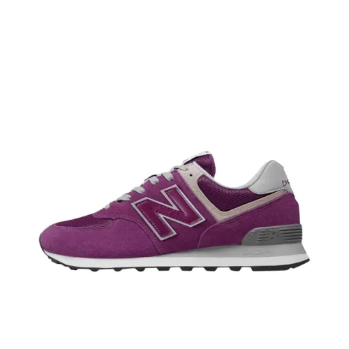 New Balance NB 574 Устойчивый к истиранию Низкий Топ Повседневная обувь Мужская Фиолетовая