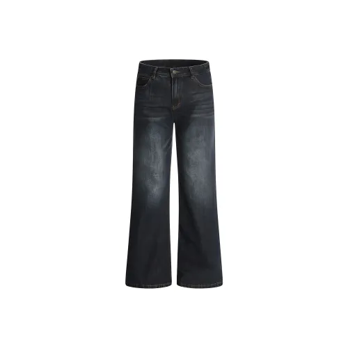 GM Темно-синие Женские Джинсы