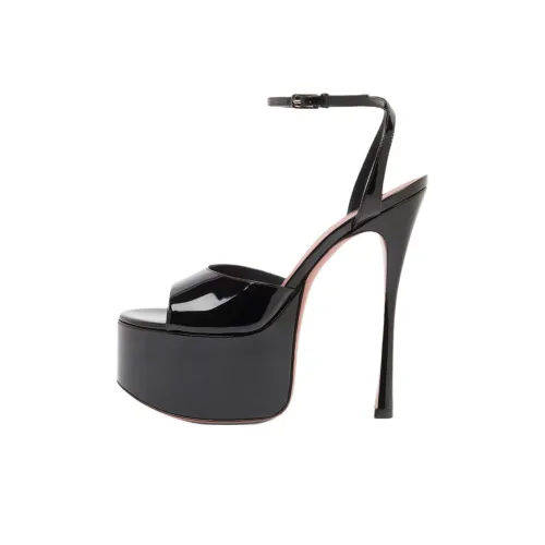 AMINA MUADDI Aya One Strap Sandals 15,5cm Women's Black AMINA MUADDI Aya One Ремешок Сандалии 15,5см Женские Черные