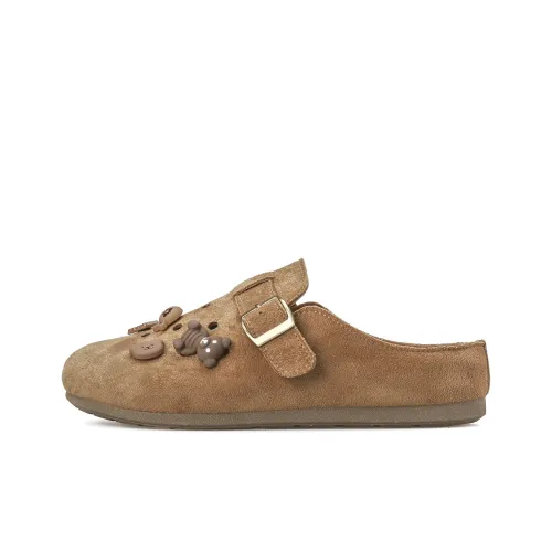 JINDUN Износостойкие Домашние тапочки Женские CAMEL