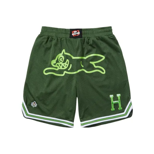 HUF x Ice Cream Бег Собака Повседневные шорты Мужские Темно-оливковый