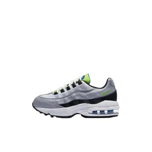 Nike Air Max 95 Устойчивый к истиранию Низкий Топ Детская Беговая Обувь Серый для детей 3-7 лет