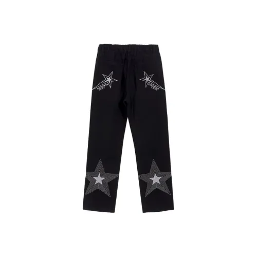 YOUSEKOO Черные Унисекс Джинсы