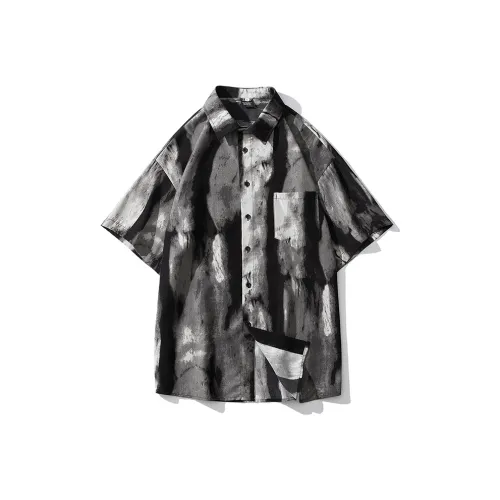 YOUSEKOO Черная унисекс рубашка