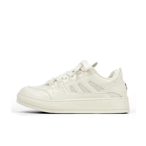 HUANQIU Покрытие Амортизация Легкий Низкий Топ Скейтборд Кроссовки Мужские Бежевые