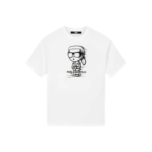 KARL LAGERFELD / Karl Lagerfeld Jeans Белый Мужской T-Рубашки