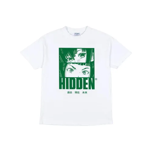 HIDDEN WOOO Белый Мужской T-Рубашки
