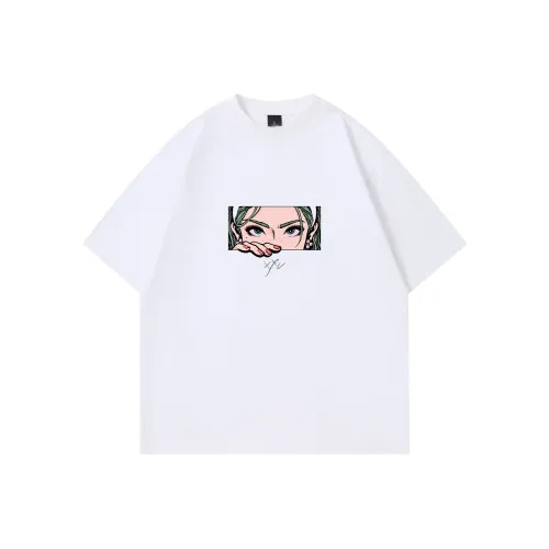 HIPHOPPUNKS Белая Унисекс Футболка