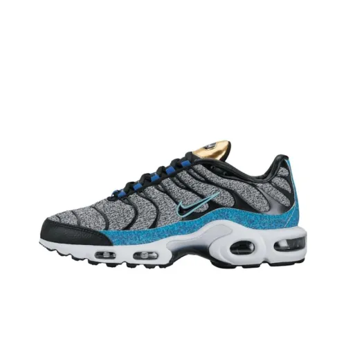 Nike Air Max Plus Устойчивый к истиранию Низкий Топ Повседневная обувь Женская Серый Синий