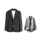 Dark Gray (Бизнес костюм + Серая рубашка + Галстук)