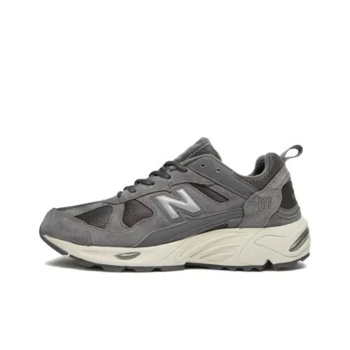 New Balance NB 878 Устойчивые к истиранию низкие беговые кроссовки унисекс серо-серебристого цвета