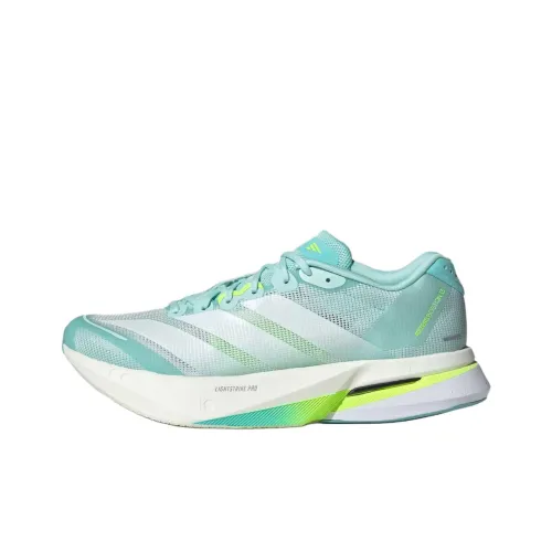 Adidas Adizero Boston 13 Беговые кроссовки Низкий топ Зеленый Женский