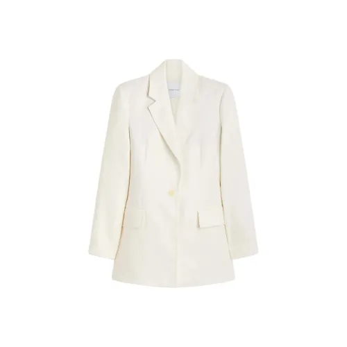 SCANLAN THEODORE Linen Tailored Jacket Business Suit Women's SCANLAN THEODORE Льняная ткань Деликатно уложенная Куртка Бизнес Костюм Женские