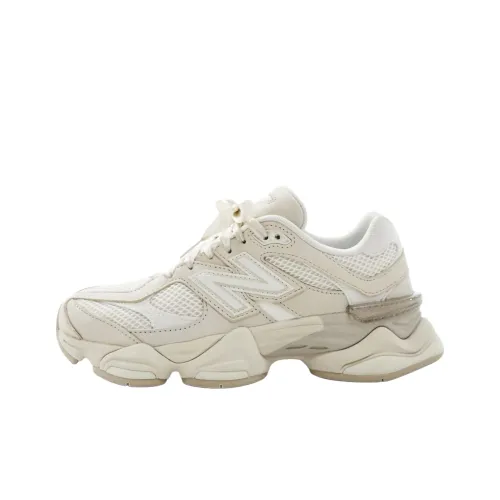 New Balance NB 9060 Устойчивый к истиранию Низкий Топ Повседневная Беговая Обувь Унисекс Бежевый Белый