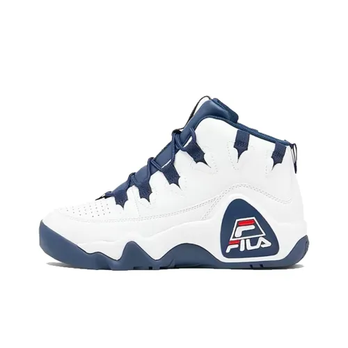 FILA Grant Hill 1 Баскетбольные кроссовки MID Топ Белый/Морской Красный Женские