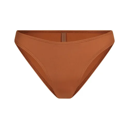 SKIMS SS25 ICONIC Плавание DIPPED Бикини Низ Плавательные шорты Женские