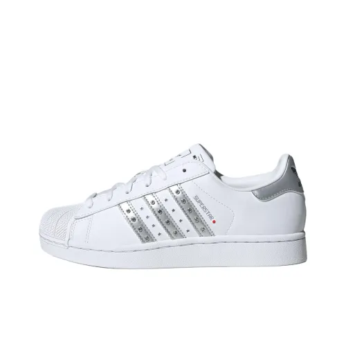 Adidas Originals Superstar 2 Устойчивые к истиранию низкие скейтборд-кроссовки Женские Белые