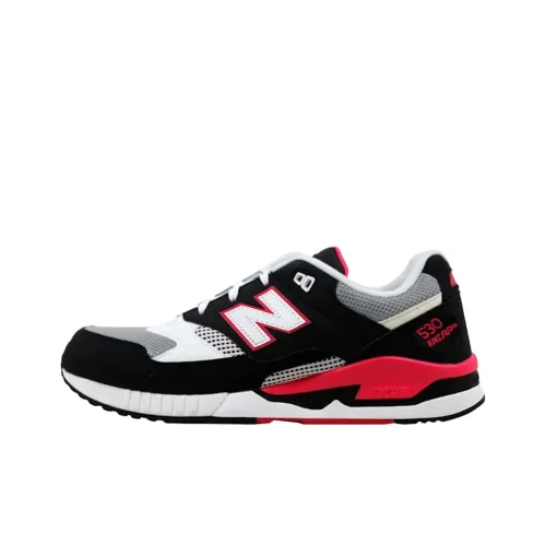 New Balance NB 530 Устойчивые к истиранию низкие беговые кроссовки Мужские Черный Серый Розовый