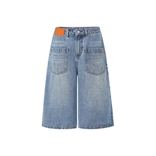 NAWS Ледниково-голубой Женские джинсовые шорты