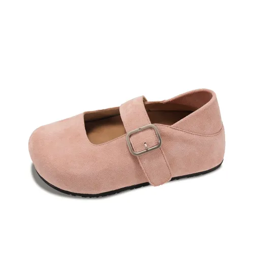 JINDUN Планшет Обувь Mary Jane Женская Розовая