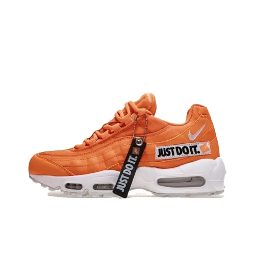 Nike Air Max 95 Устойчивый к истиранию Низкий Топ Повседневные Беговые кроссовки Унисекс Оранжевый