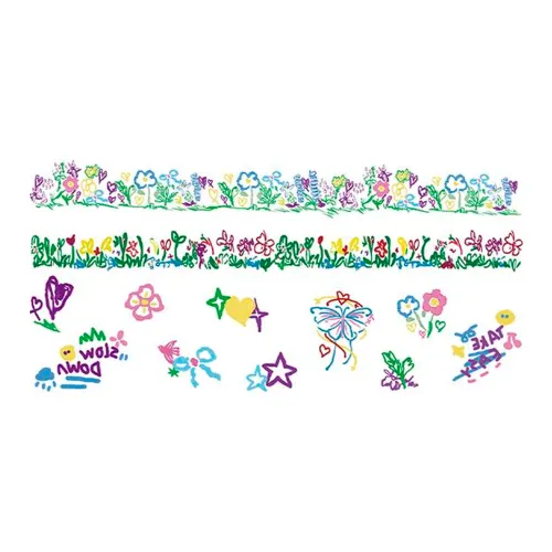 SHITIAN Dreamy Floral Affairs Multicolor Tattoo Sticker SHITIAN Мечтательный Цветочный Affairs Многоцветный Тату Стикер
