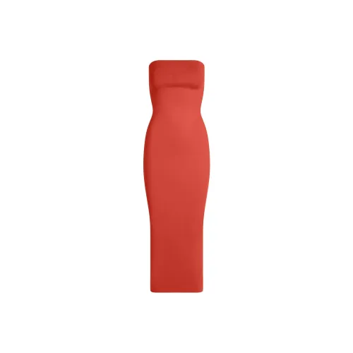 SKIMS SS25 ICONIC Плавание Конвертируемый TUBE Платье Без рукавов Платье Женское