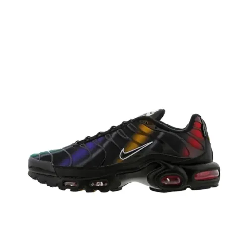Nike Air Max Plus Устойчивый к истиранию Низкий Топ Повседневные Беговые кроссовки Унисекс Черный