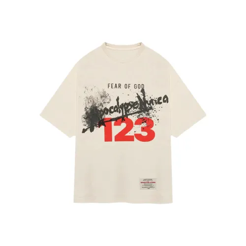 Fear of God Белая Мужская T-Рубашка