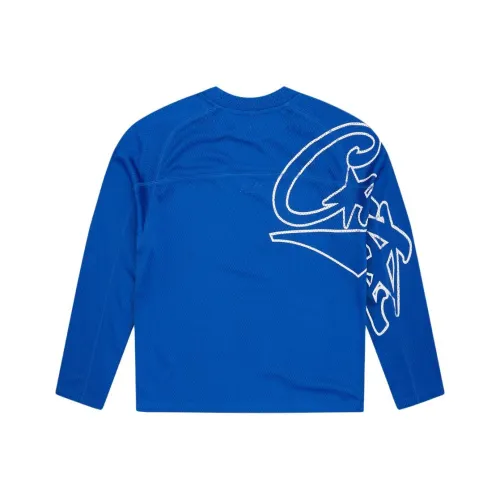 Corteiz SS25 Королевский синий Унисекс Свитшоты