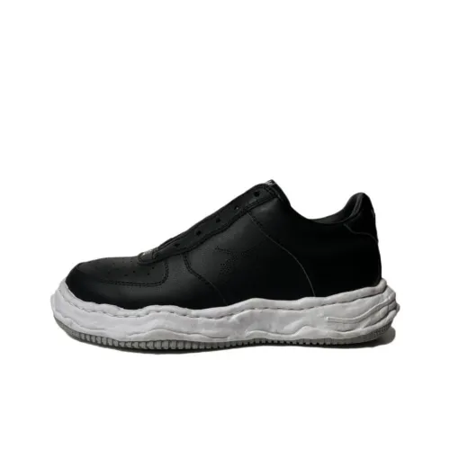 ROARGUNS X MIHARA YASUHIRO Maison Устойчивый к истиранию Низкий Топ Повседневная обувь Мужская Черная